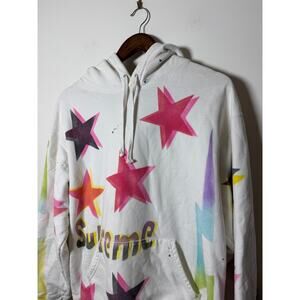 Supreme Gonz Stars Hooded Sweatshirt 'White'